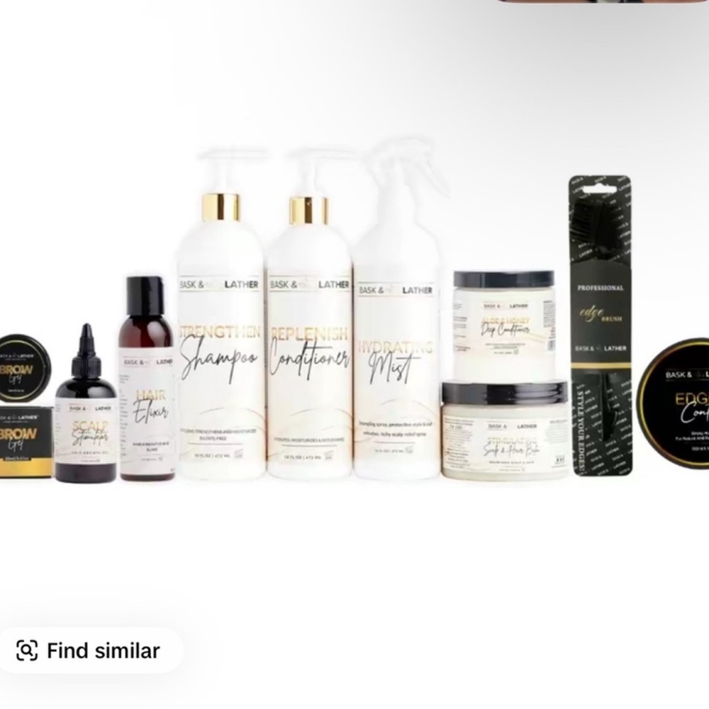 Bask & Lather Hair Care Set